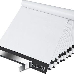 100 Durable Waterproof Polymailers 10x13 Poly Mailers Self Seal for Clothes Book